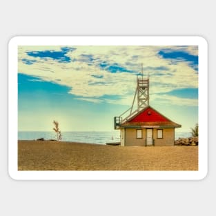 Leuty Life Guard Station Sticker